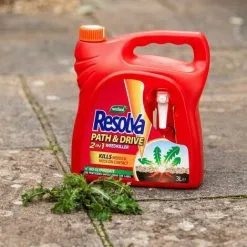 Resolva Weed Killer 2 In 1 Path & Drive Kills Moss & Algae Ready To Use, 3L -Indoor Flower Pot 53315241 3