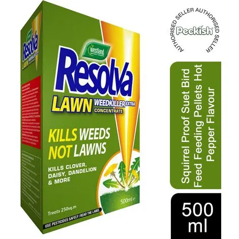 Resolva Lawn Weedkiller Extra Concentrate For Garden Treats 250sq.m, 500ml 3 Resolva Lawn Weedkiller Extra Concentrate For Garden Treats 250sq.m, 500ml