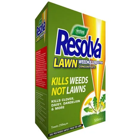 Resolva Lawn Weedkiller Extra Concentrate For Garden Treats 250sq.m, 500ml 4 Resolva Lawn Weedkiller Extra Concentrate For Garden Treats 250sq.m, 500ml - Image 2