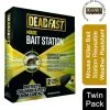 Deadfast Mouse Killer Bait Station Reusable Weather Resistant Twin 2Pack -Indoor Flower Pot 53315243 1