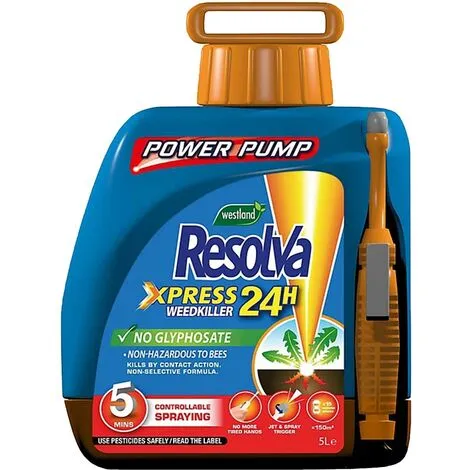 Resolva Xpress 24H Weedkiller Power Pump Safe For Bees Ready To Use 5L 4 Resolva Xpress 24H Weedkiller Power Pump Safe For Bees Ready To Use 5L - Image 2