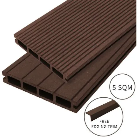 Jardi Jardí Composite Decking Boards / 5 Square Metres Conker Brown / 4 Jardi Jardí Composite Decking Boards / 5 Square Metres Conker Brown / - Image 2