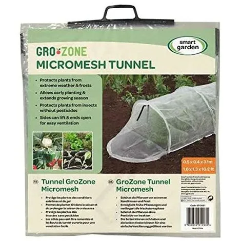 Garden Mile Garden Grow Tunnel Protection For Plants And Vegetables Waterproof Temperature Control Micromesh Polythene 5 Garden Mile Garden Grow Tunnel Protection For Plants And Vegetables Waterproof Temperature Control Micromesh Polythene - Image 3