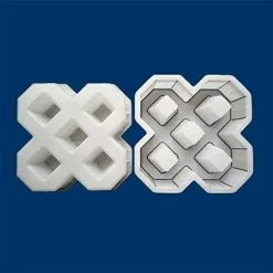 Tinor Paving Mold, DIY Concrete Slab Mold Square Garden Plastic Concrete Path Paving Brick Propylene Pavement Mold Walkway Garden Buildings Accessories Concrete Mold (40X40CM) -Indoor Flower Pot 55651019 3