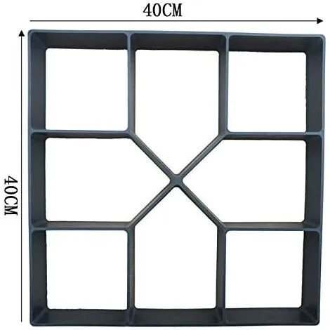 Tinor Plastic Paving Mold 40 X 40cm For Garden Patio Driveway Patio Yard Sidewalk Concrete Cement Paving Mold Reusable Paver Mold DIY Formwork Mold 4 Tinor Plastic Paving Mold 40 X 40cm For Garden Patio Driveway Patio Yard Sidewalk Concrete Cement Paving Mold Reusable Paver Mold DIY Formwork Mold - Image 2