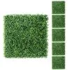 Yaheetech 6PCS Artificial Boxwood Panels Plastic Greenery Green -Indoor Flower Pot 55916354 1