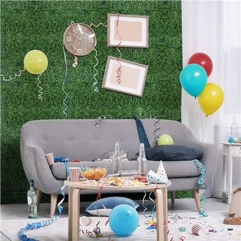 Yaheetech 6PCS Artificial Boxwood Panels Plastic Greenery Green 6 Yaheetech 6PCS Artificial Boxwood Panels Plastic Greenery Green - Image 4