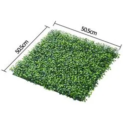 Yaheetech 6PCS Artificial Boxwood Panels Plastic Greenery Green 11 Yaheetech 6PCS Artificial Boxwood Panels Plastic Greenery Green -Indoor Flower Pot 55916354 5