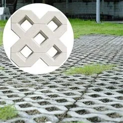 OSQI Paving Mold, DIY Concrete Slab Mold Square Garden Plastic Concrete Path Paving Brick Propylene Pavement Mold Walkway Garden Buildings Accessories Concrete Mold (40X40CM) -Indoor Flower Pot 56637312 4