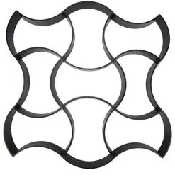 OSQI Garden Pavement Mould, Concrete Stepping Stone Road Manually Making Paver DIY Maker For Patio Yard Balconies