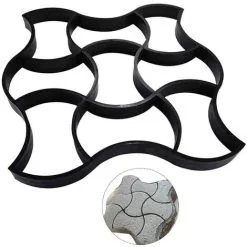 OSQI Garden Pavement Mould, Concrete Stepping Stone Road Manually Making Paver DIY Maker For Patio Yard Balconies -Indoor Flower Pot 56637317 3