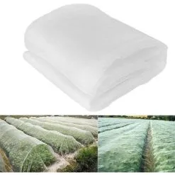 Tinor Fine Mesh Insect Protection Net For Garden, Greenhouse, Plants, Fruits, Flowers, Crops, 62.5m(40 Mesh 1mm Mesh)