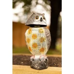 Garden Mile Swivel Head Owl Bird Deterrent Decoy Bird Scarer Pest Control Scares Birds Bird Repellent For Garden -Indoor Flower Pot 56928539 5