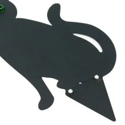 KCT Black Metal Cat Scarer Pest Deterrant - 3 Pack 11 KCT Black Metal Cat Scarer Pest Deterrant - 3 Pack -Indoor Flower Pot 57175861 5