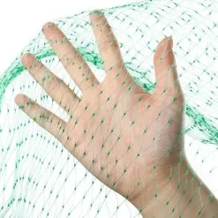 Tinor Green Bird Netting Mesh Garden Plant Netting Fruit Tree Netting With Cable Ties And U-Shape Garden Stakes, 4m X 10m (13.1 X 32.8 Feet) -Indoor Flower Pot 57275388 3