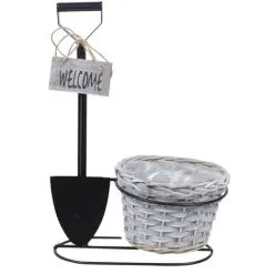 URBN LIVING Outdoor Freestanding Metal Flowerpots [907551] -Indoor Flower Pot 57984672 4