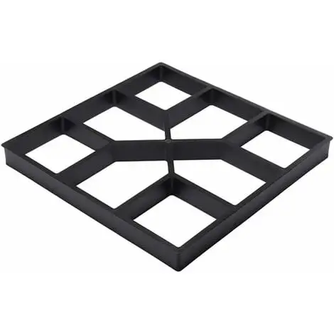 ECHOO Plastic Flooring Mold Paving Mold, Medium Concrete Molds Stones, Stepping Stone 3 ECHOO Plastic Flooring Mold Paving Mold, Medium Concrete Molds Stones, Stepping Stone