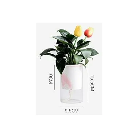 ECHOO Self-watering Flowerpot - Ceramic - Double Layer - Creative - For Indoors And Outdoors , A 4 ECHOO Self-watering Flowerpot - Ceramic - Double Layer - Creative - For Indoors And Outdoors , A - Image 2