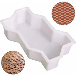 ECHOO Paving Mold 2 Pieces Concrete Pavement Mold DIY Plastic Path Maker Brick Cement Paving Mold -Indoor Flower Pot 58417213 4
