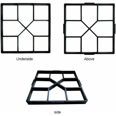 ECHOO Concrete Paver Mold Plastic Paving Reusable Path Maker Garden Path DIY Patio Driveway Sidewalk Mold 4 ECHOO Concrete Paver Mold Plastic Paving Reusable Path Maker Garden Path DIY Patio Driveway Sidewalk Mold - Image 2