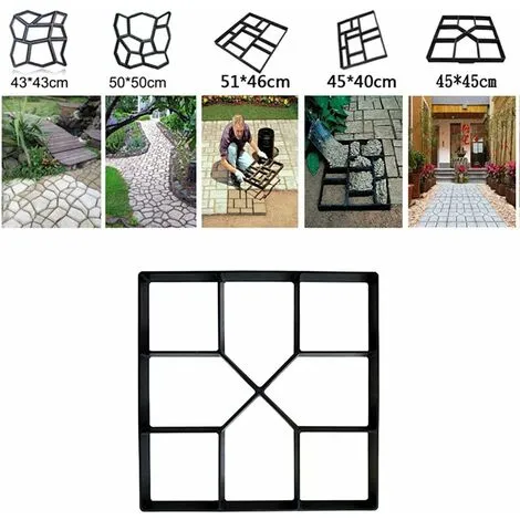 ECHOO Concrete Paver Mold Plastic Paving Reusable Path Maker Garden Path DIY Patio Driveway Sidewalk Mold 5 ECHOO Concrete Paver Mold Plastic Paving Reusable Path Maker Garden Path DIY Patio Driveway Sidewalk Mold - Image 3