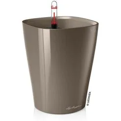 Lechuza Deltini Self Watering Pot Taupe 18cm 14904