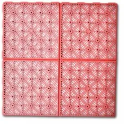 Topdeal Garden Tiles Plastic Floor Tiles 29 X 29 Cm 24 Pcs VDFF26306UK -Indoor Flower Pot 59170235 3