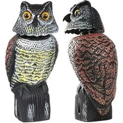 OSQI Pigeon Repellent - Bird Scarer Owl Shape Reflective Light Up, Scarecrow Bird Repeller - To Repel Crow Pigeons And More -Indoor Flower Pot 59411779 5