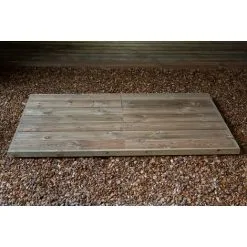 THE GARDEN VILLAGE Small Deck Base - Only Available To Order If Ordered With Store - L92.4 X W162 X H5 Cm - Wood