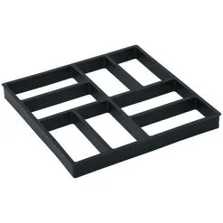 Topdeal Pavement Moulds 2 Pcs 40x40x4 Cm Plastic FF48610UK -Indoor Flower Pot 60864686 2
