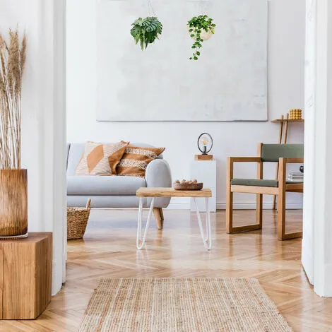 Relaxdays Set Of 3 Hanging Plant Basket, Handmade Willow Wood Wicker, With Foil, Flower Pots, HxØ: 12 X 25 Cm, Natural 7 Relaxdays Set Of 3 Hanging Plant Basket, Handmade Willow Wood Wicker, With Foil, Flower Pots, HxØ: 12 X 25 Cm, Natural - Image 5