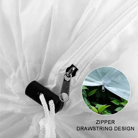 GROOFOO Plant Overwintering Veil, Olive Tree Overwintering Veil, Tree Overwintering Veil, Tomato Lemon Tree Protection Cover, Plant Overwintering Cover Garden Plant Bag Non-woven Fabric (60℅80cm, White1) 6 GROOFOO Plant Overwintering Veil, Olive Tree Overwintering Veil, Tree Overwintering Veil, Tomato Lemon Tree Protection Cover, Plant Overwintering Cover Garden Plant Bag Non-woven Fabric (60℅80cm, White1) - Image 4