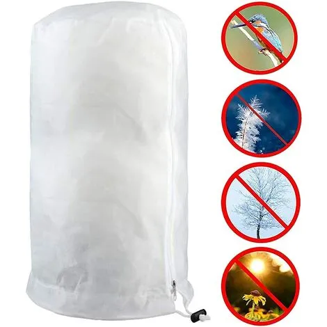 GROOFOO Plant Overwintering Veil, Olive Tree Overwintering Veil, Tree Overwintering Veil, Tomato Lemon Tree Protective Cover, Plant Wintering Cover Garden Plant Bag Non-woven Fabric (60℅80cm, Beige1) 5 GROOFOO Plant Overwintering Veil, Olive Tree Overwintering Veil, Tree Overwintering Veil, Tomato Lemon Tree Protective Cover, Plant Wintering Cover Garden Plant Bag Non-woven Fabric (60℅80cm, Beige1) - Image 3