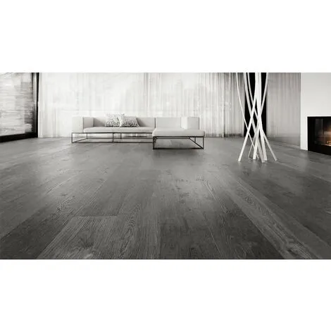 Livingandhome WPC Decking Waterproof Floor Tiles Set With Accessories Kit Light Grey,6.3㎡ 4 Livingandhome WPC Decking Waterproof Floor Tiles Set With Accessories Kit Light Grey,6.3㎡ - Image 2