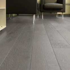 Livingandhome WPC Decking Waterproof Floor Tiles Set With Accessories Kit Light Grey,5.2㎡ -Indoor Flower Pot 64137407 3