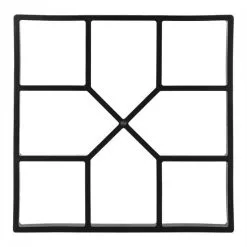 Yd. Garden Pavement Mold, 15.75 X 15.75 Inch DIY Path Maker Mold Reusable Concrete Cement Stone Design Paver Walk Maker Mould For Paving Pavement Patio Walkway -Indoor Flower Pot 64216270 3