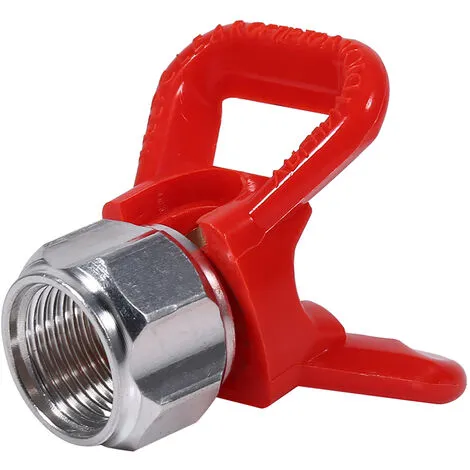 Yd. Paint Sprayer Tip Guard Base Airless Paint Sprayer Titan Guard Assembly Sprayer Nozzle Tool Compatible For Airless PaintUniversal Replacement Accessories (Red) 6 Yd. Paint Sprayer Tip Guard Base Airless Paint Sprayer Titan Guard Assembly Sprayer Nozzle Tool Compatible For Airless PaintUniversal Replacement Accessories (Red) - Image 4