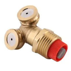 Yd. 2pcs Brass Spray Misting Nozzle, Double Nozzle Spray Agricultural Garden Sprinkler Irrigation Sprayer For Washers Cleaner Gun -Indoor Flower Pot 67802963 3