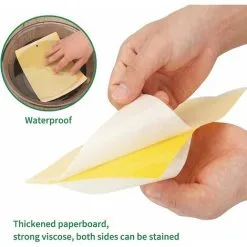 MONLY 20 Pz Yellow Double-sided Trap Fly, 1520cm Sticky Paper Stickers Against Whiteflies, Aphids, Gnats And Leaf Miners -Indoor Flower Pot 68261913 5