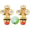 MONLY Pieces Brass Misting Spray Nozzle,Misting Spray Nozzle,3 Holes Spray Nozzle,Spray Nozzle Holes,For Lawn,Watering Gardening,Irrigation Agriculture -Indoor Flower Pot 68263116 1