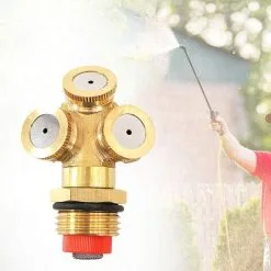 MONLY Pieces Brass Misting Spray Nozzle,Misting Spray Nozzle,3 Holes Spray Nozzle,Spray Nozzle Holes,For Lawn,Watering Gardening,Irrigation Agriculture 9 MONLY Pieces Brass Misting Spray Nozzle,Misting Spray Nozzle,3 Holes Spray Nozzle,Spray Nozzle Holes,For Lawn,Watering Gardening,Irrigation Agriculture -Indoor Flower Pot 68263116 3
