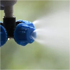 MONLY Garden Hose Connector Greenhouse Hanging Cross Atomize Spray Nozzle Water Spray Nozzle For Irrigation Sprayer Kit Garden Greenhouse 20set (Color : A) -Indoor Flower Pot 68263123 5