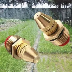 MONLY 2 Pcs 1/2' (DN15) Brass Misting Nozzle, Adjustable Sprinkler Sprinklers Garden Hose Fitting Water Connector For Gardening And Agriculture -Indoor Flower Pot 68263332 3