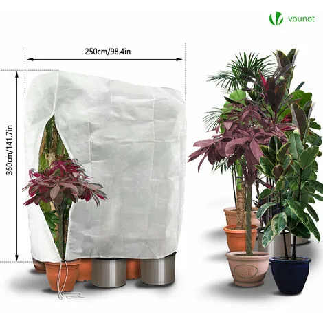 VOUNOT Plant Protection Winter Fleece Horticultural Fleece Jacket 2.5m X 3.6m 4 VOUNOT Plant Protection Winter Fleece Horticultural Fleece Jacket 2.5m X 3.6m - Image 2