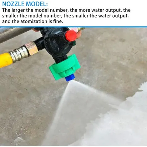 DKSFJKL Pack Of 24 110 Degree Plastic Fan Shaped Nozzles For Agriculture, Forestry 7 DKSFJKL Pack Of 24 110 Degree Plastic Fan Shaped Nozzles For Agriculture, Forestry - Image 5