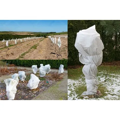 MEZHENG 2 Pack Plant Overwintering Cover, Plant Overwintering Cover, Plant Protection, 100 X 80cm Overwintering Cover, Plant Protection Cover Reusable Overwintering Cover 7 MEZHENG 2 Pack Plant Overwintering Cover, Plant Overwintering Cover, Plant Protection, 100 X 80cm Overwintering Cover, Plant Protection Cover Reusable Overwintering Cover - Image 5