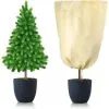 RHAFAYRE Plant Covers, Thicken Adjustable Plant Winter Cover With Drawstring Zipper, Winter Veil Frost Protection For Palm And Olive Tree 80x120cm 2 RHAFAYRE Plant Covers, Thicken Adjustable Plant Winter Cover With Drawstring Zipper, Winter Veil Frost Protection For Palm And Olive Tree 80x120cm -Indoor Flower Pot 73470564 1