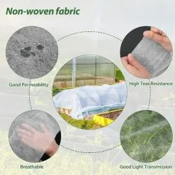 RHAFAYRE Wintering Veil For Outdoor Plants, Wintering Veil Roll Winter Plant Protection, Wintering Veil Garden, 1.6 X 5 M -Indoor Flower Pot 73470601 3