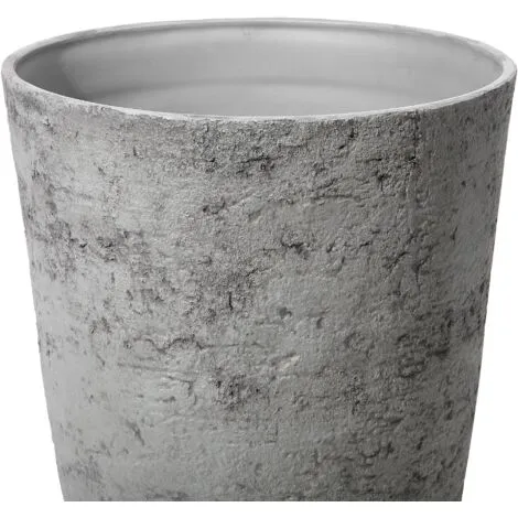 Beliani Flower Planter Tall Stone Garden Plant Pot Indoor Outdoor Grey 35x50 Cm Camia 7 Beliani Flower Planter Tall Stone Garden Plant Pot Indoor Outdoor Grey 35x50 Cm Camia - Image 5