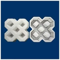 MUFF Paving Mold, DIY Concrete Slab Mold Square Garden Plastic Concrete Path Paving Brick Propylene Pavement Mold Walkway Garden Buildings Accessories Concrete Mold (40X40CM) -Indoor Flower Pot 74965425 3